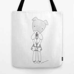 LOLO THE JACK RUSSELL TERRIER TOTE Bag